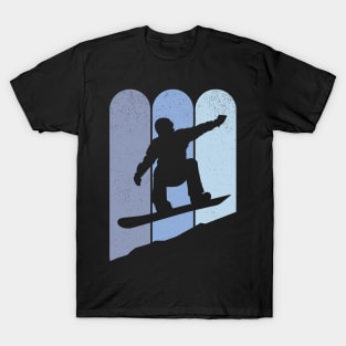 Vintage Snowboarding Downhill T-Shirt